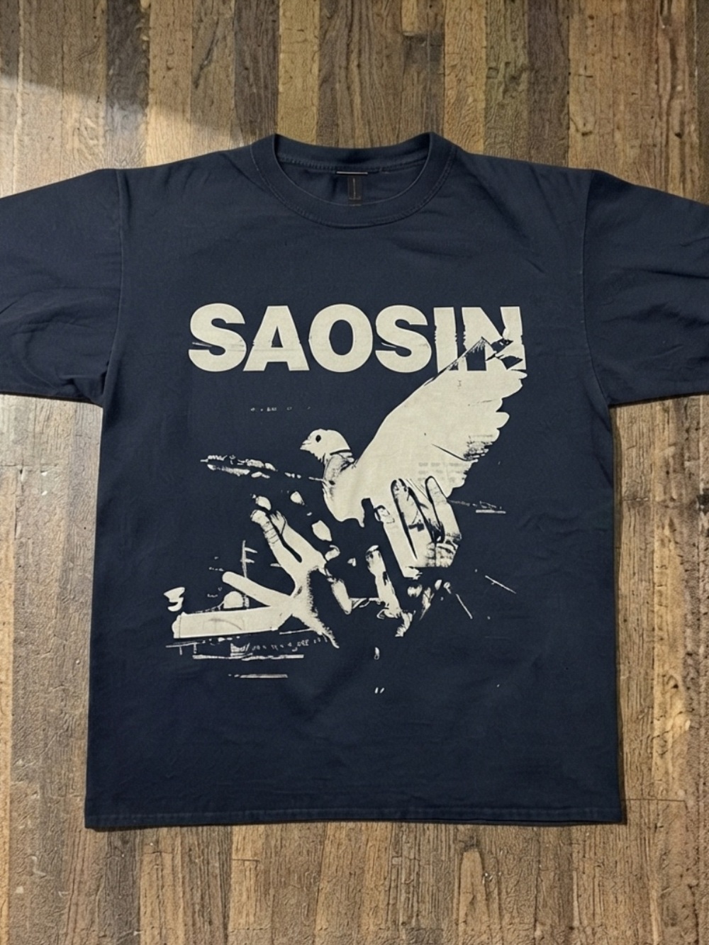 Gildan Black Short Sleeve Tee with Saosin Graphic